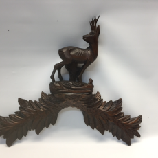 We don’t work on furniture and suggest you take larger, more complex jobs to a furniture restorer. However, we have had much success restoring smaller decorative pieces.